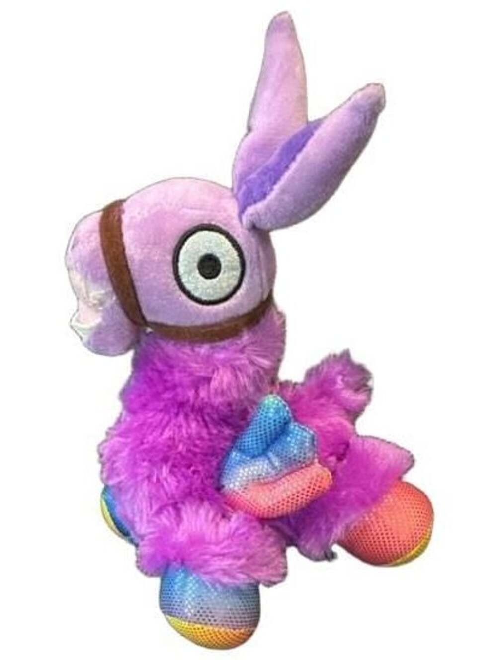 Nanco Fortnite Rainbow Winged Purple Llama Plush 10 Inch Stuffed Animal